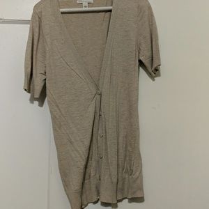 Banana Republic short sleeve cardigan with buttons